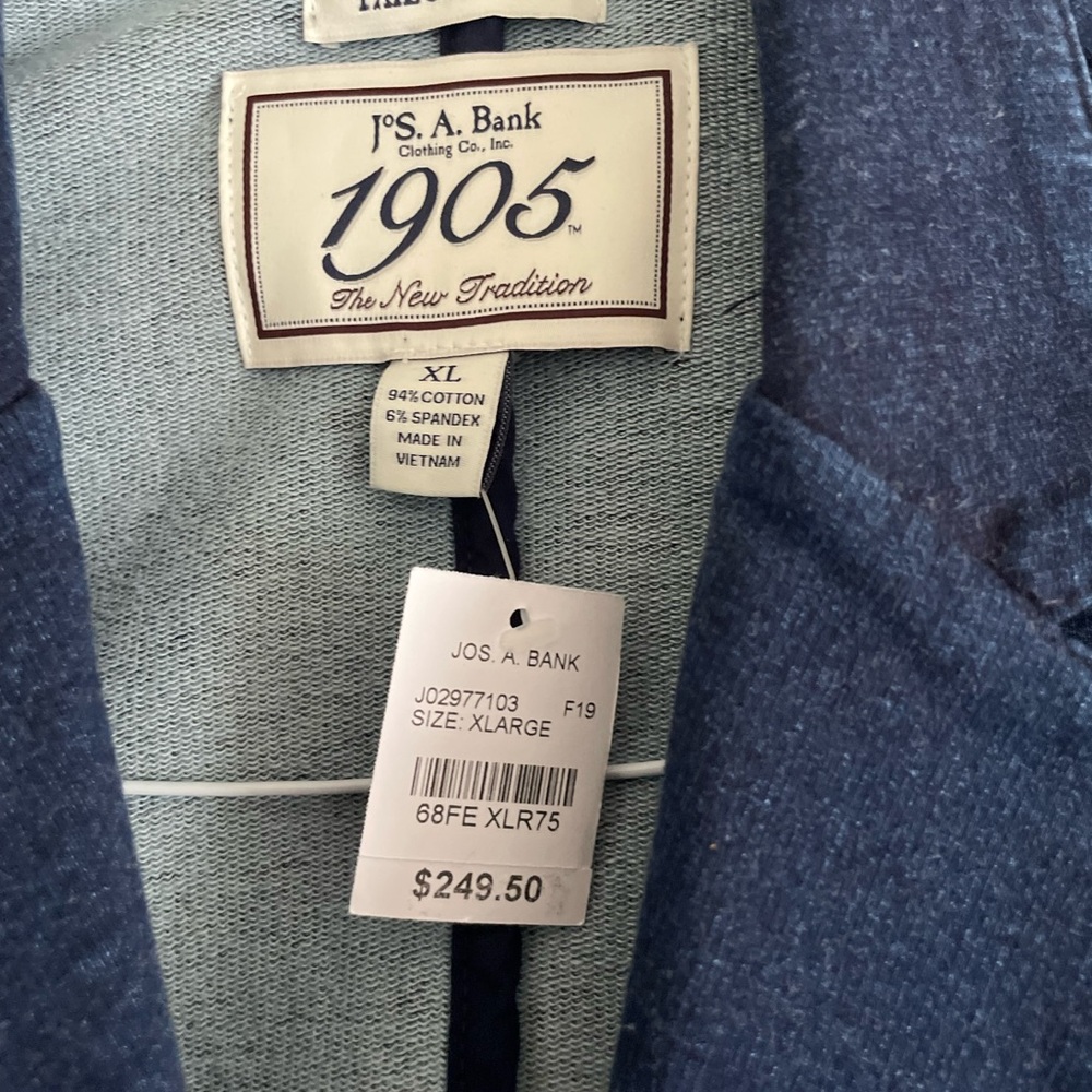 Jos. A. Bank Navy Blazer with Classic Buttons